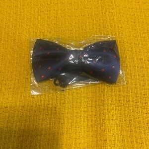 🔥NWT🔥Navy Blue Polka Dot Bow Tie